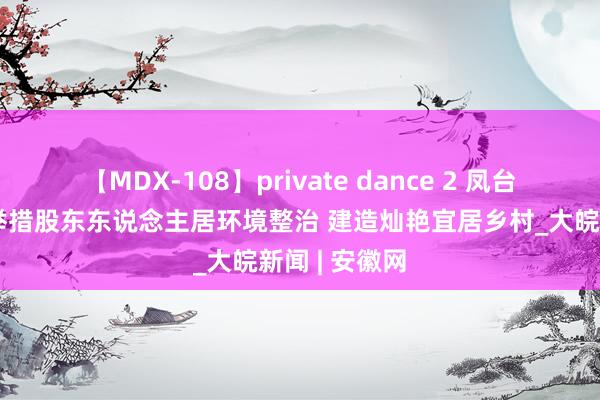 【MDX-108】private dance 2 凤台桂集镇：多举措股东东说念主居环境整治 建造灿艳宜居乡村_大皖新闻 | 安徽网