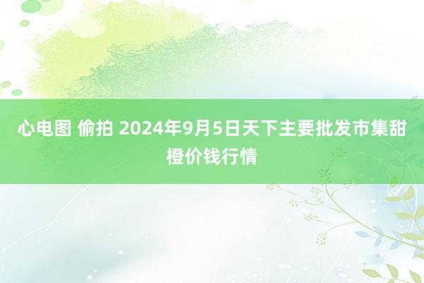 心电图 偷拍 2024年9月5日天下主要批发市集甜橙价钱行情